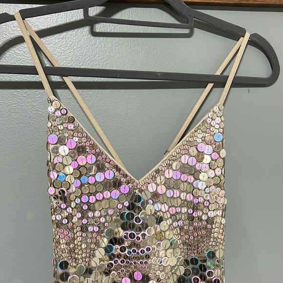 NBD x REVOLVE Ember Gown in Iridescent Gold
X by NBD sequin dress - Picture 3 of 10